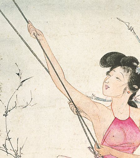 石渠县-胡也佛的仕女画和最知名的金瓶梅秘戏图